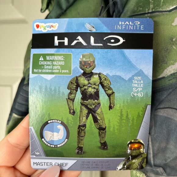Disguise Boys' HALO Infinite Master Chief Jumpsuit Halloween Costume - Picture 9 of 10
